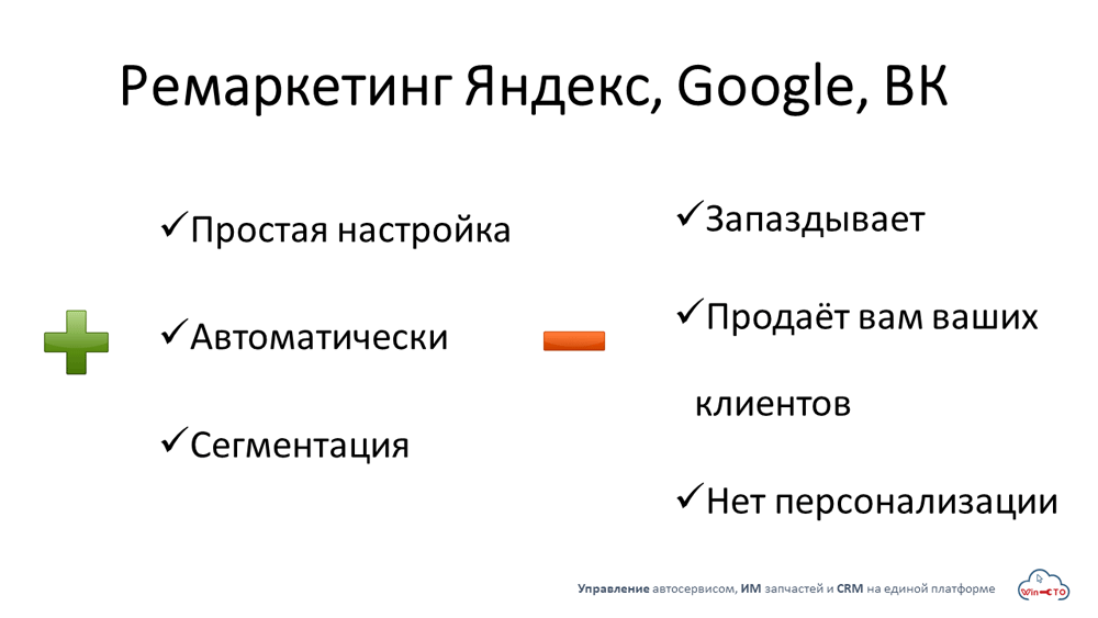 Ремаркетинг Яндекс Google ВК простая настройка сегментация  в Иваново
